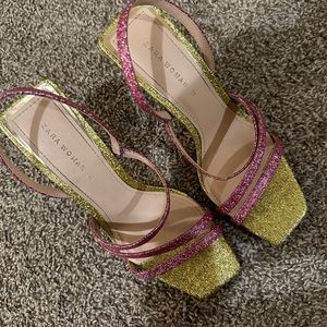 Zara Glitter Heels